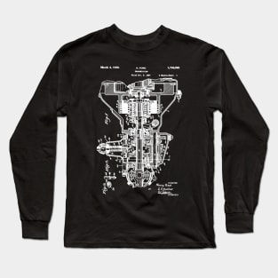 Henry Ford Transmission Patent White Long Sleeve T-Shirt